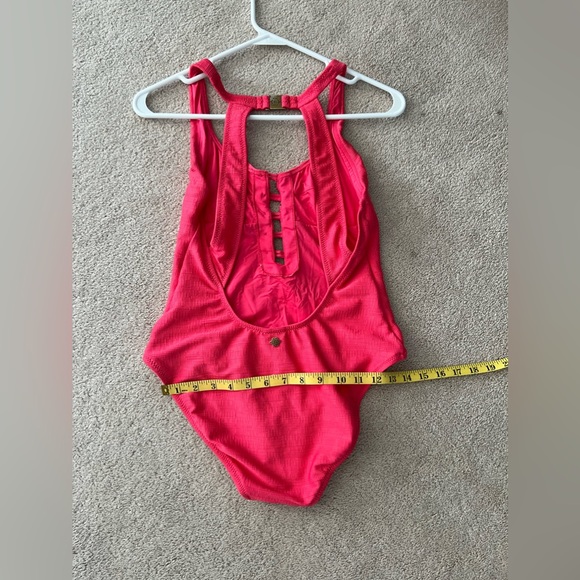 NWT  Nanette Lepore Women's High Leg Pink One Piece Swimsuit size 8 - Picture 9 of 16